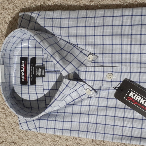 Kirkland Signature Shirts Nwt Kirkland Long Sleeve Button Down
